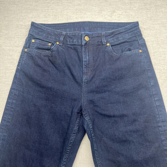 Escada Sport Barrel Women's Jeans Straight Highrise Stretch Blue EU-36 US-6? - Picture 2 of 10